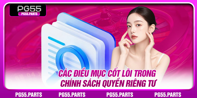 Các điều mục cốt lõi trong chính sách quyền riêng tư