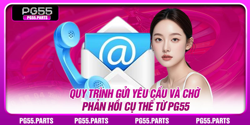 Quy trình gửi yêu cầu và chờ phản hồi cụ thể từ PG55