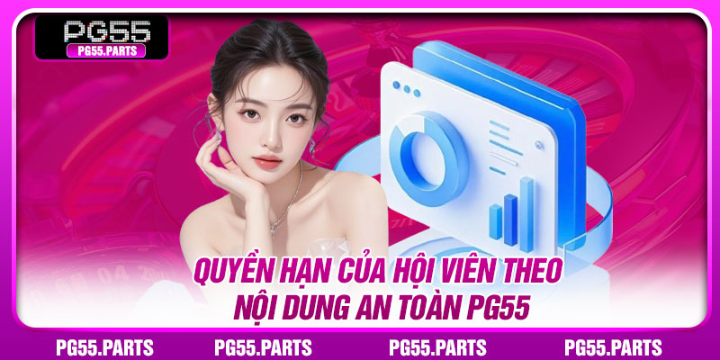 Quyền hạn của hội viên theo nội dung an toàn PG55